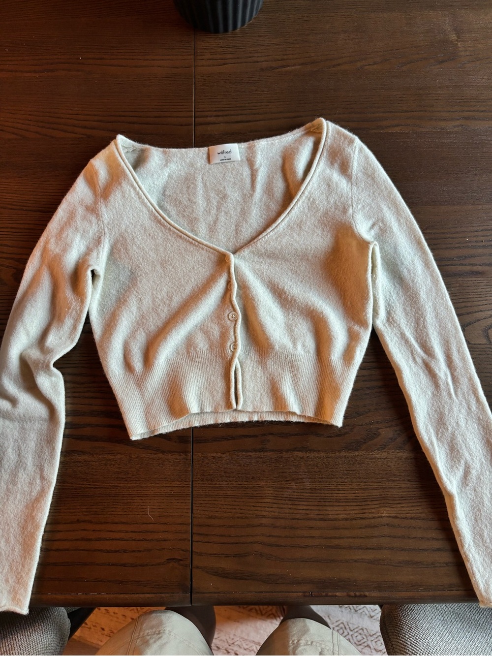 Aritzia Wilfred Santorini Cardigan